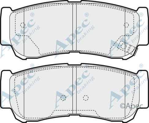 APEC BRAKING Jarrupala, levyjarru PAD1568